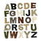 PAPOOSE TOYS - Felt Uppercase Alphabet Letters - 7cm